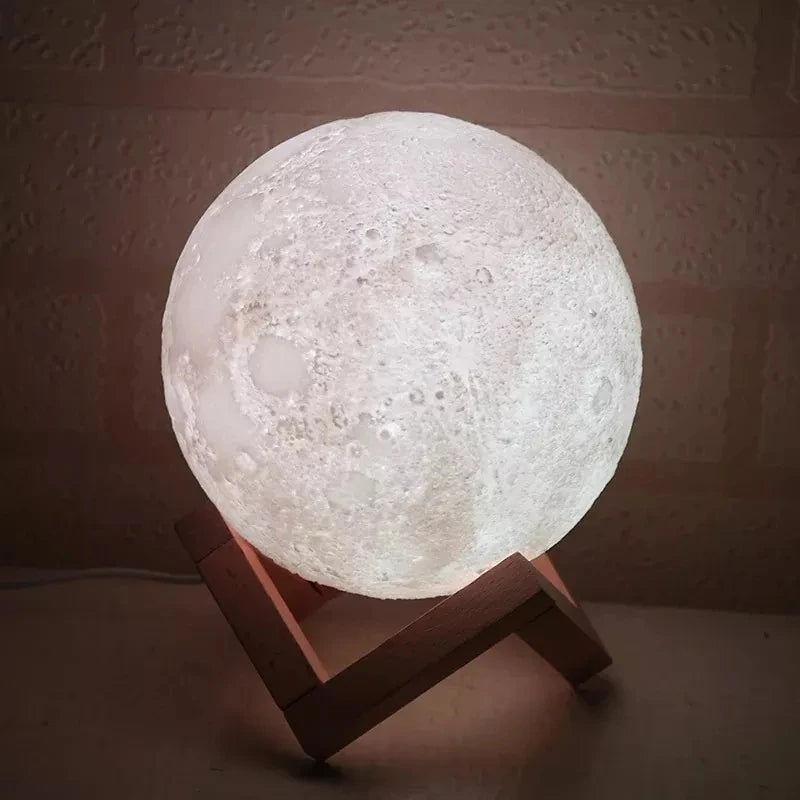 Humidifier Aromatizer Luminaire Lampshade Full Moon 3D lamp light