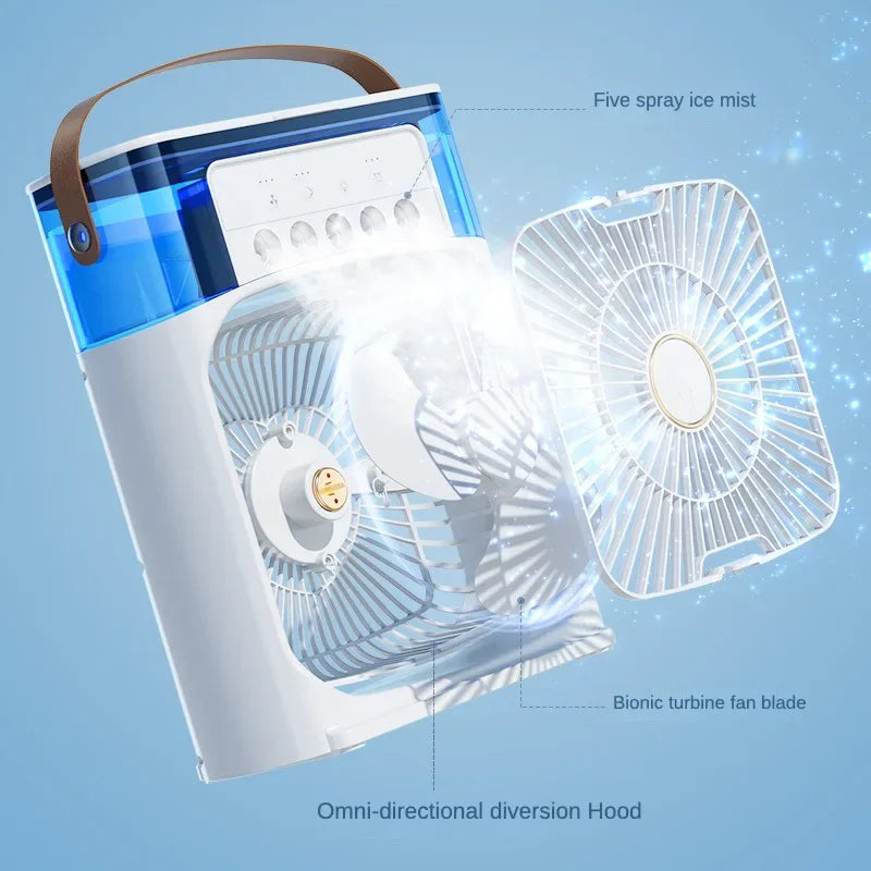 Portable Humidifier Fan Air Conditioner Household Small Air Cooler