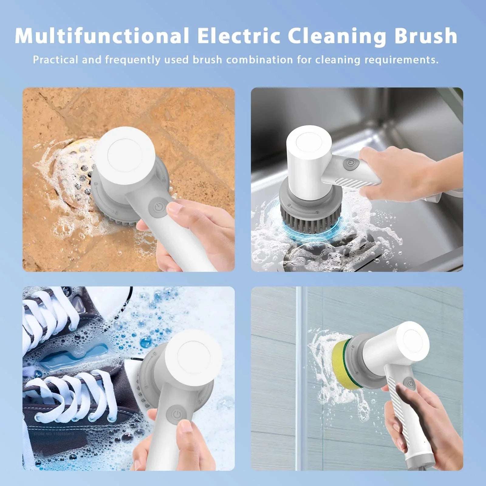 Xiaomi Wireless Electric Cleaning Brush Housework Kitchen Dishwashing Brush