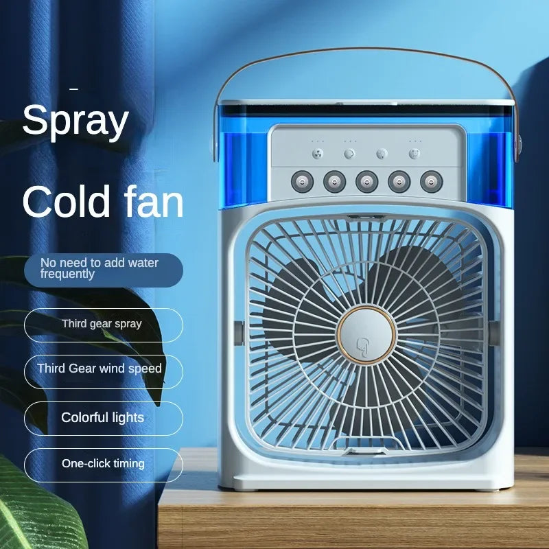 Portable Humidifier Fan Air Conditioner Household Small Air Cooler