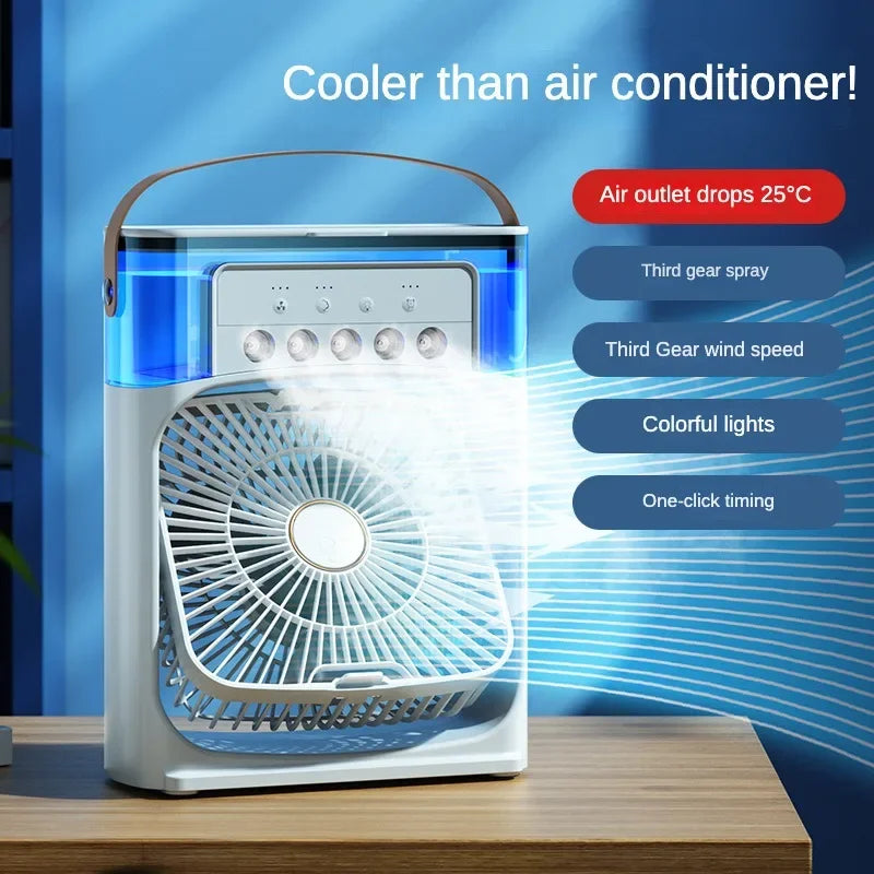 Portable Humidifier Fan Air Conditioner Household Small Air Cooler